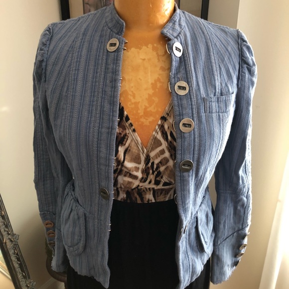 MARC JACOBS Jean Jacket Size 4 - Picture 4 of 10